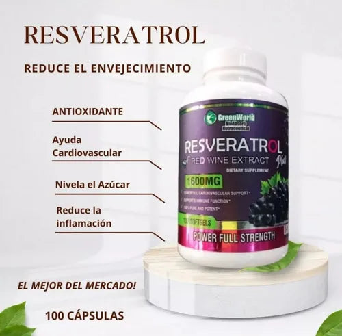 ¡Combo 2x1 Resveratrol Green World – Llévate el Segundo GRATIS!