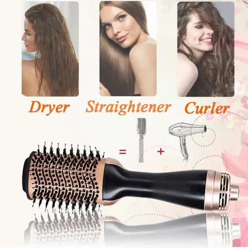 COMBO PLANCHA + CEPILLO SECADOR KERATIN 3D PRO